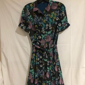 Abigail Borg x JCrew printed knee length dress